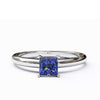 varitsa-jewellers - Solitaire Gold Engagement with 0.35ct Princess Cut Sapphire - 01SG03S